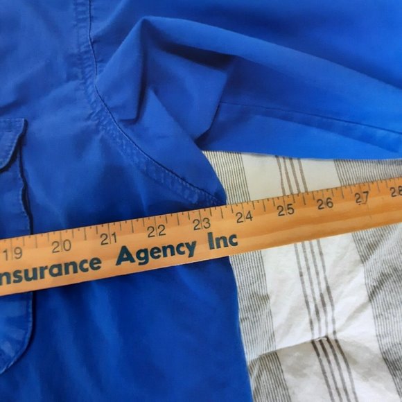 Cabelas Signet Angler Vented  Chevy Emblem Rolled Sleeves Fishing Shirt Size M - Picture 7 of 10